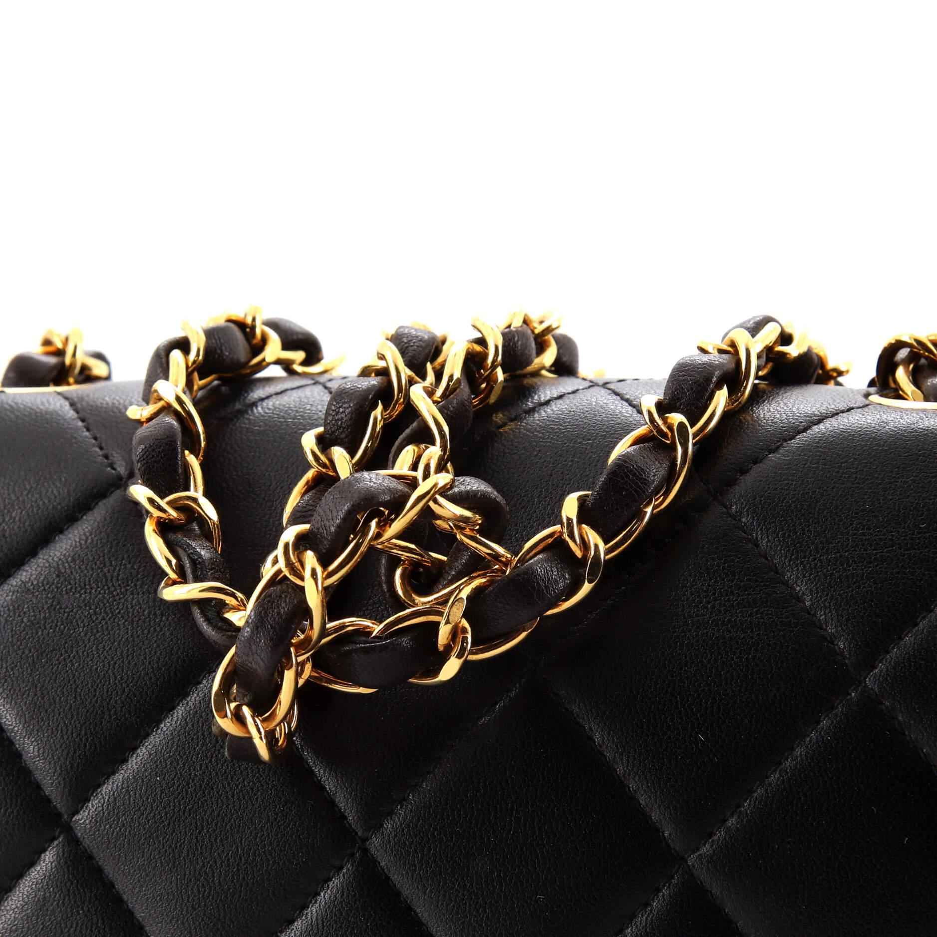 Chanel Vintage Diana Flap Bag Quilted Lambskin Small 5