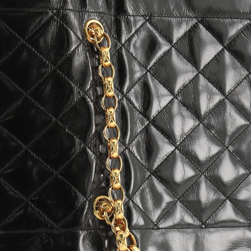 Chanel Vintage Diana Flap Bag Quilted Patent Mini In Good Condition In NY, NY