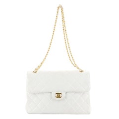 Chanel Vintage Double Sided Flap Bag Quilted Lambskin Jumbo