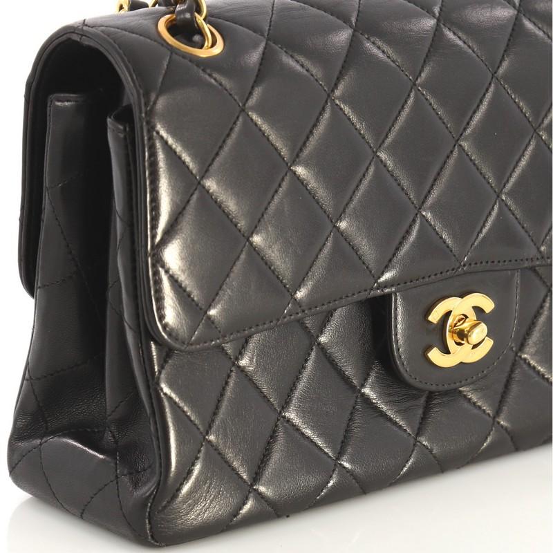 Chanel Vintage Double Sided Flap Bag Quilted Lambskin Small 1