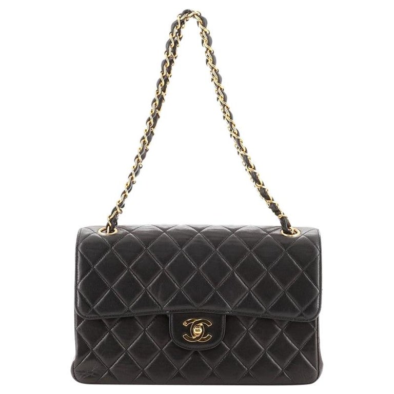 Chanel Vintage Double Sided Flap Bag Quilted Lambskin Small at 1stDibs