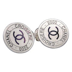 CHANEL Vintage Earrings Clip On Millennium Cruise Collection