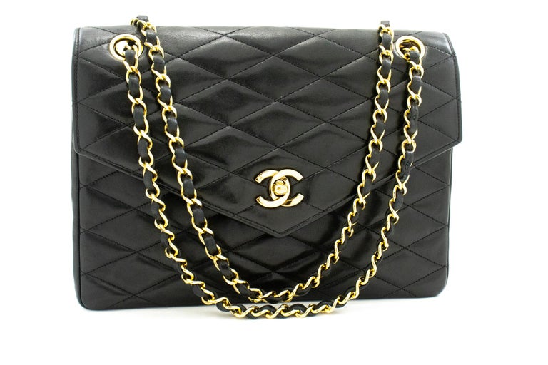 ❌sold❌Chanel Lambskin Mini Square Ivory GHW  Chanel mini square, Chanel  mini flap, Lambskin