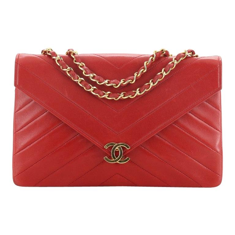 Chevron Stitched Red Lambskin Flap Bag, Chanel (Lot 117 - Upcoming: The  Important Spring Auction, Saturday, March 14thMar 14, 2020, 10:00am)