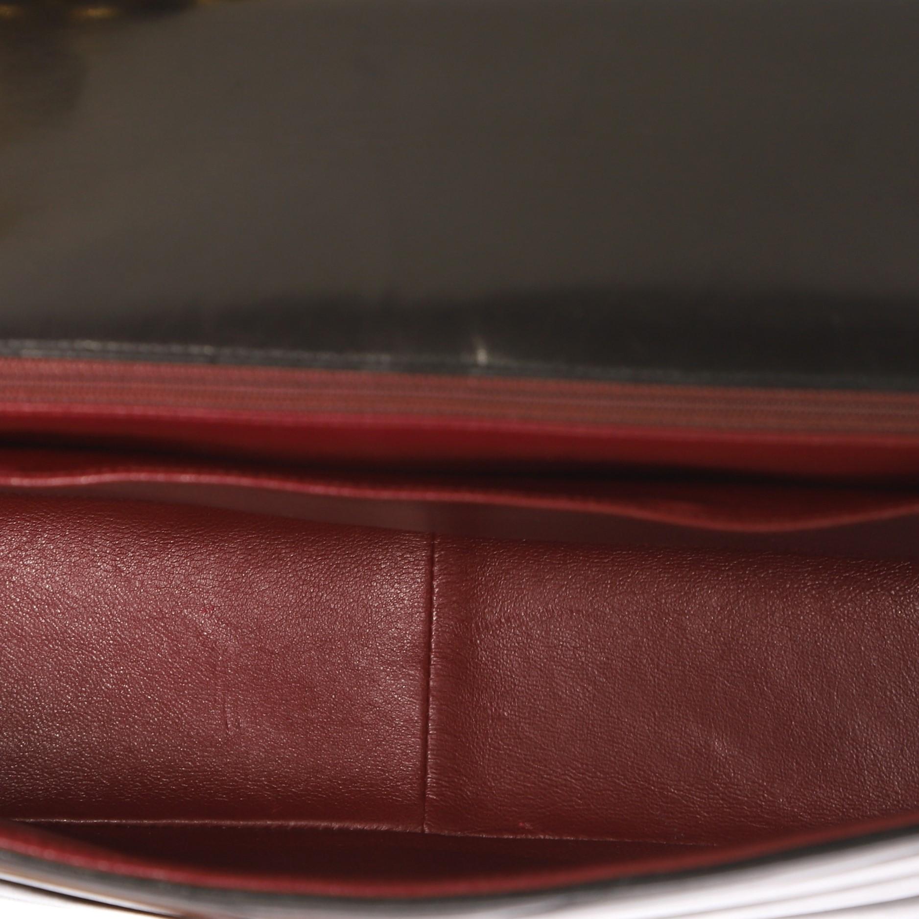 Chanel Vintage Envelope Flap Chevron Lambskin Jumbo 1