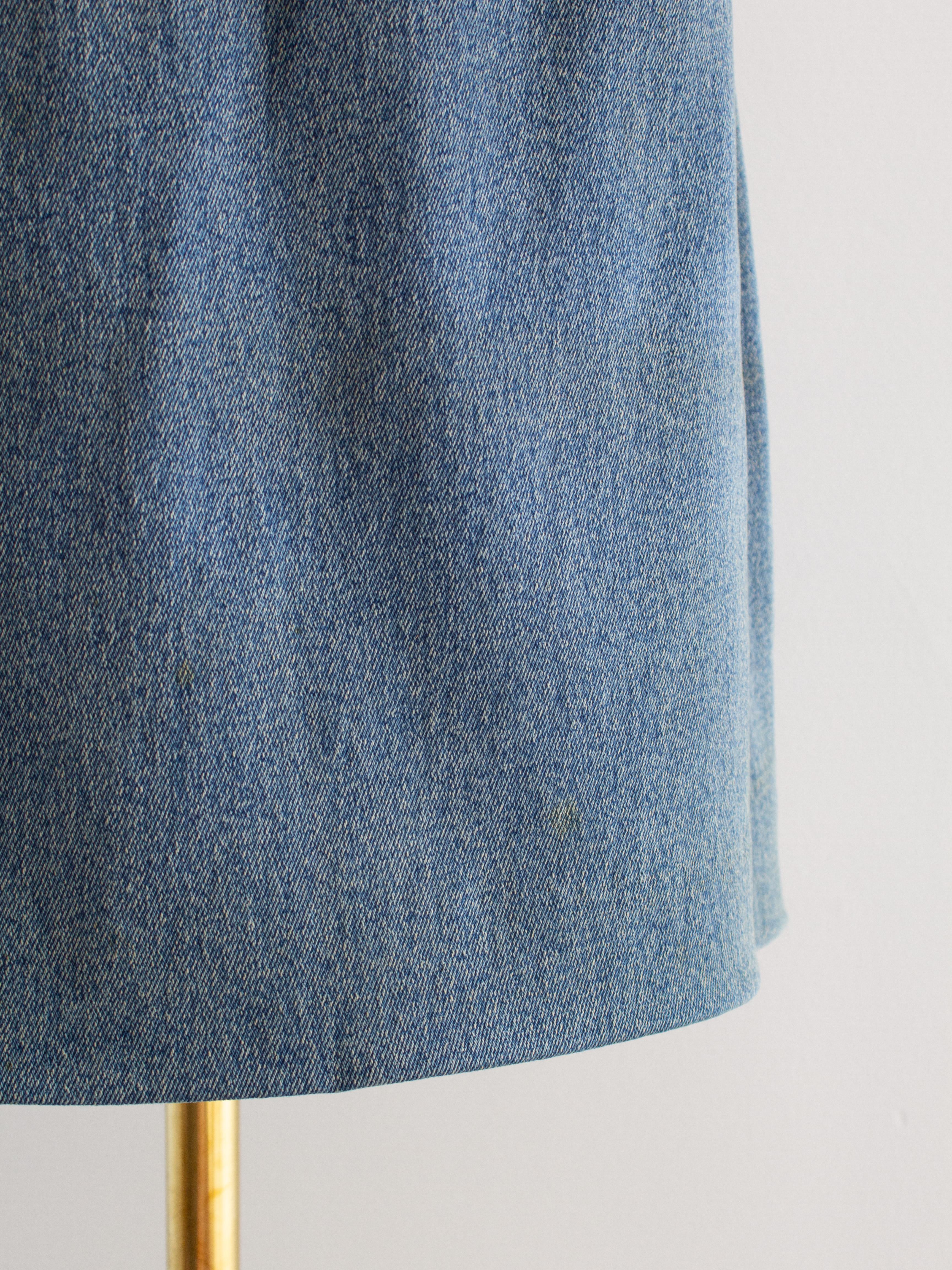 Chanel Vintage A/I 1991 Hip-Hop Rosa Tweed CC Gonna Denim Giacca Completo in vendita 14