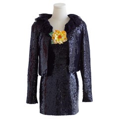 Schwarze Anzüge, Outfits und Komplets