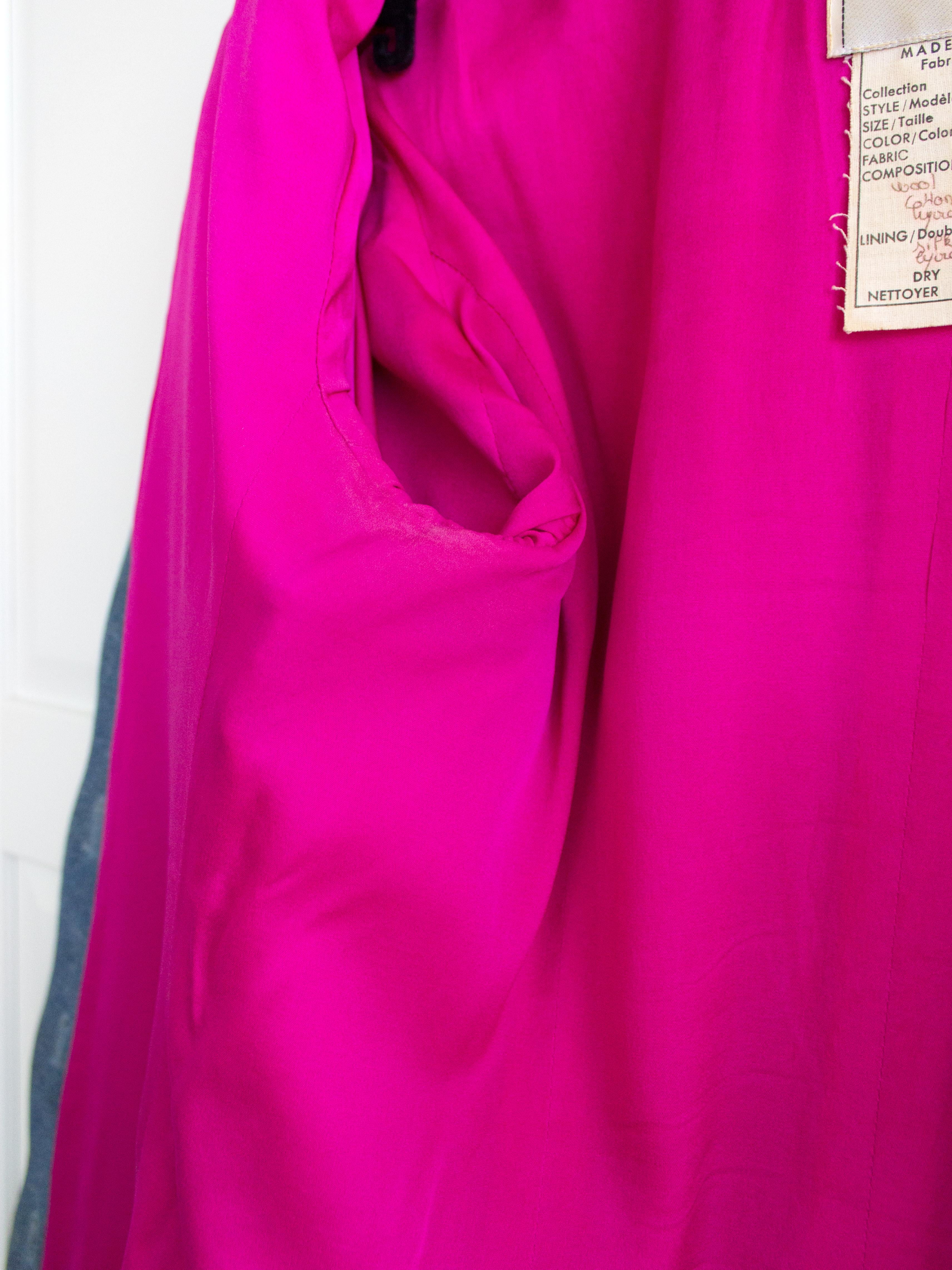 Chanel Vintage Fall 1991 Hip-Hop Pink Blue Denim Jacket Mini Skirt Suit 8