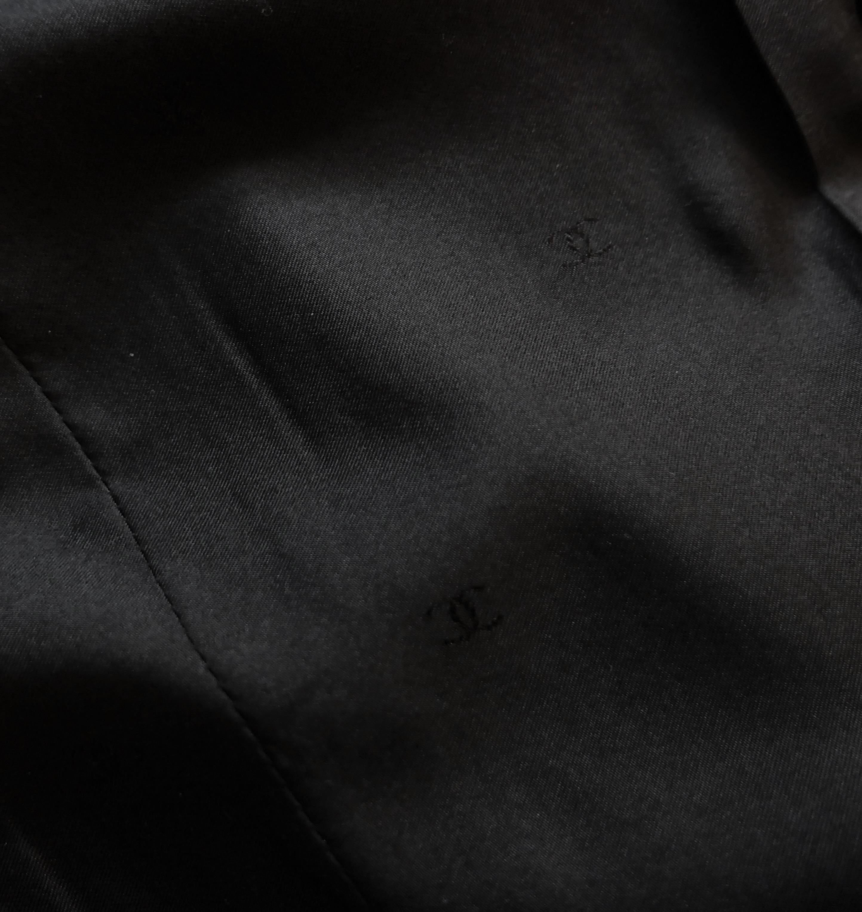 Chanel Vintage Fall 1998 Black Seam Detail Wool Jacket For Sale 5