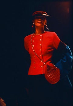 Chanel Vintage Fall/Winter 1988 Parisian Red Gold CC Tweed Jacket