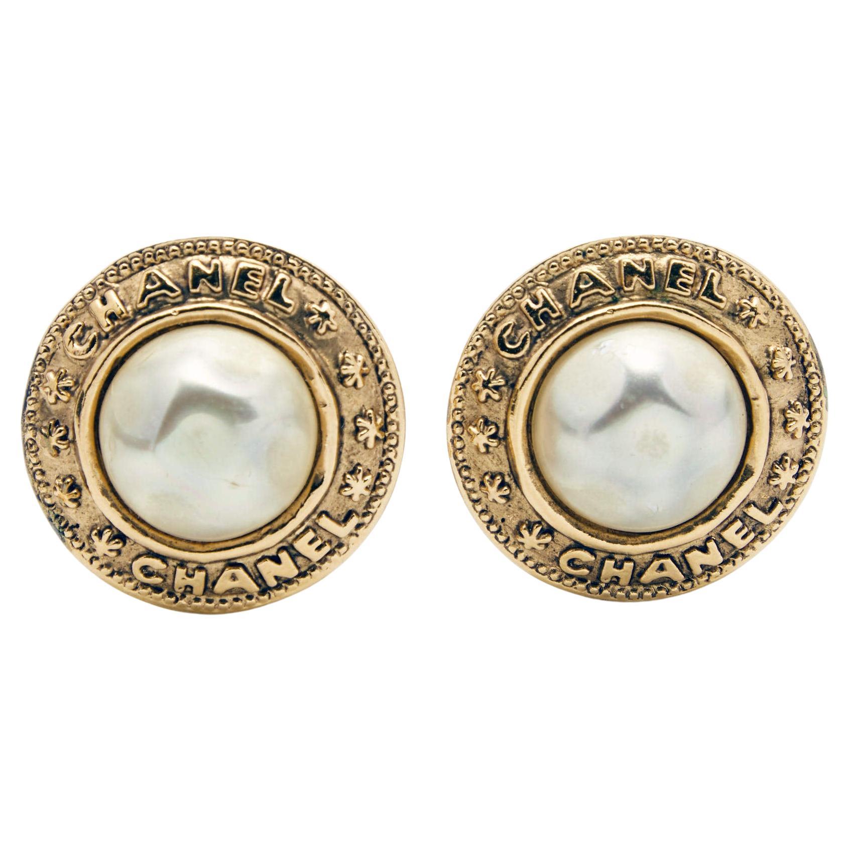 Chanel Earrings 875 For Sale at 1stDibs vintage chanel