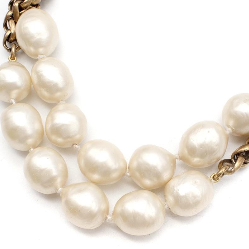 classic rope pearl necklace