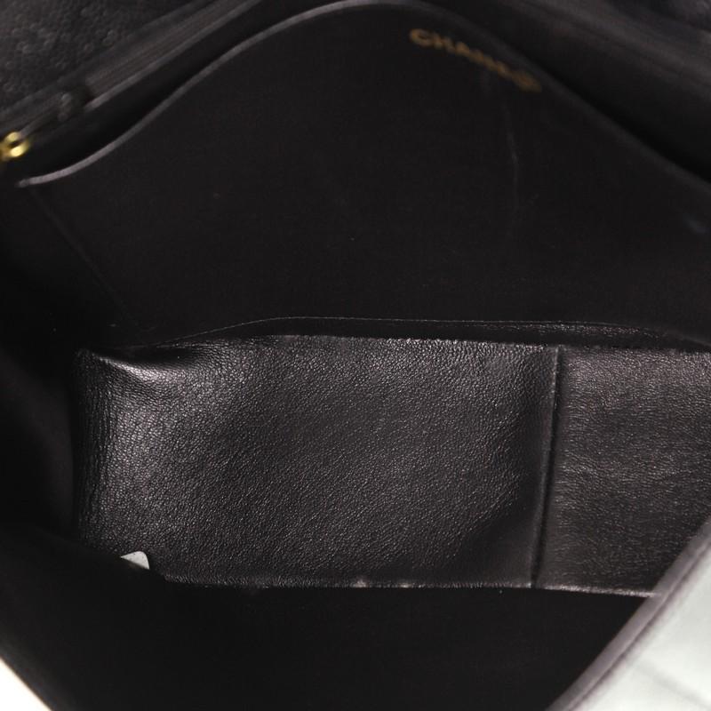 Chanel Vintage Flap Bag Vertical Quilt Caviar Jumbo 1