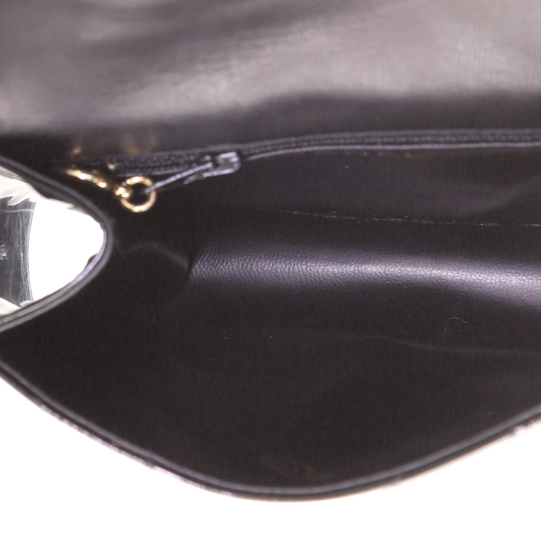 Women's or Men's Chanel Vintage Flap Belt Bag Chevron Patent Small