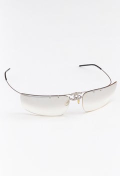 Chanel Vintage Fold-Up CC Logo Glasses Sunglasses
