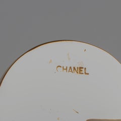 Chanel Vintage vierblättrige Kleeblatt Träne Tropfen baumeln Clip-Ohrringe