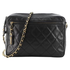 chanel pearl bag Chanel Vintage Front Pocket Camera Bag Quilted Caviar Small