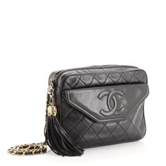 Chanel Vintage Front Pocket Camera Bag Quilted Lambskin Small