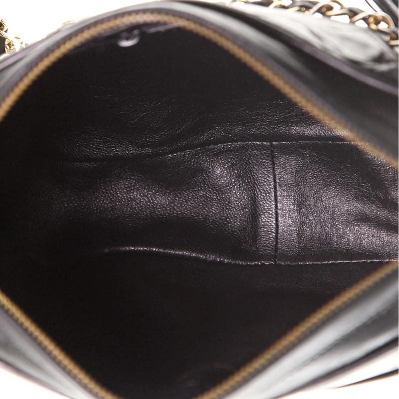 Women's or Men's Chanel Vintage Front Pocket Camera Bag Quilted Lambskin Small