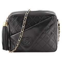Chanel Vintage Front Pocket Camera Bag Quilted Lambskin Small Chanel Vintage Front Pocket Camera Bag Quilted Lambskin Small