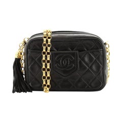 Chanel Vintage Front Pocket Camera Bag Quilted Lambskin Small 