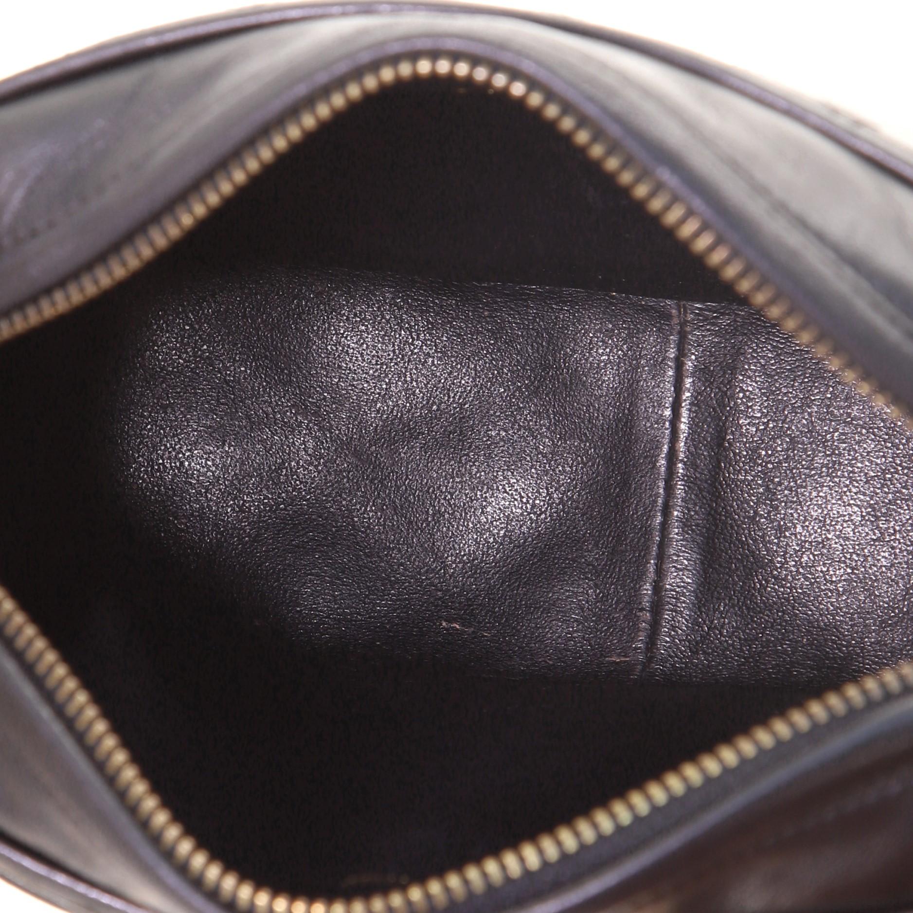 Chanel Vintage Front Pocket Camera Bag Quilted Leather Mini 1