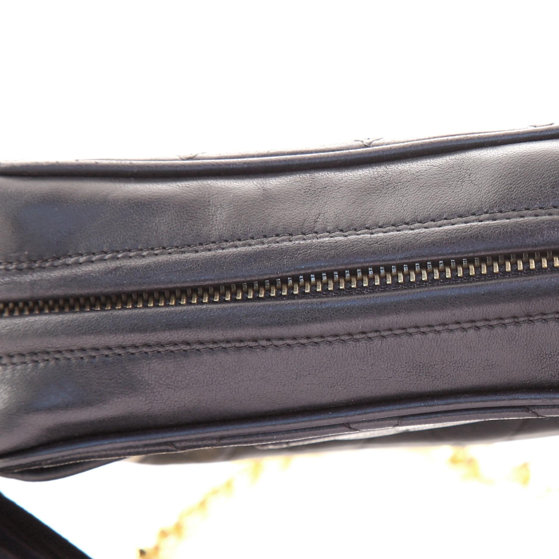 Chanel Vintage Front Pocket Camera Bag Quilted Leather Mini 3