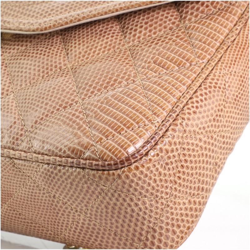 Chanel Vintage Front Pocket Camera Bag Quilted Lizard Small 2