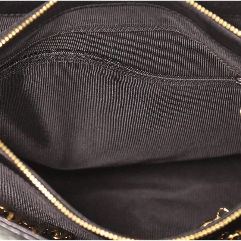 Chanel Vintage Front Pocket Shoulder Bag Quilted Caviar Medium  3