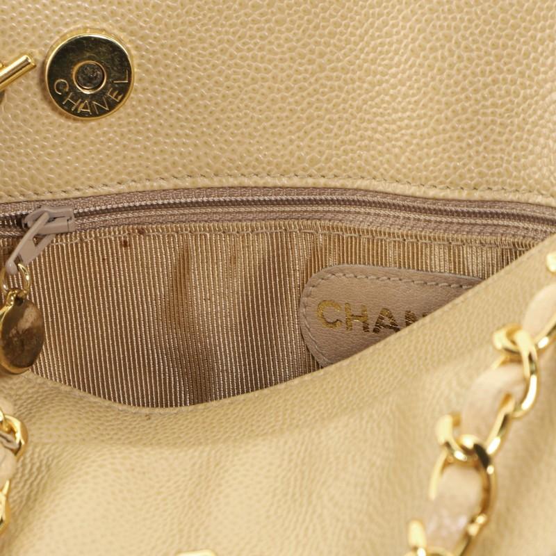 Chanel Vintage Front Pocket Tote Caviar Small  4