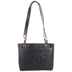 Chanel Vintage Front Pocket Tote Caviar Small Chanel Vintage Front Pocket Tote Caviar Small