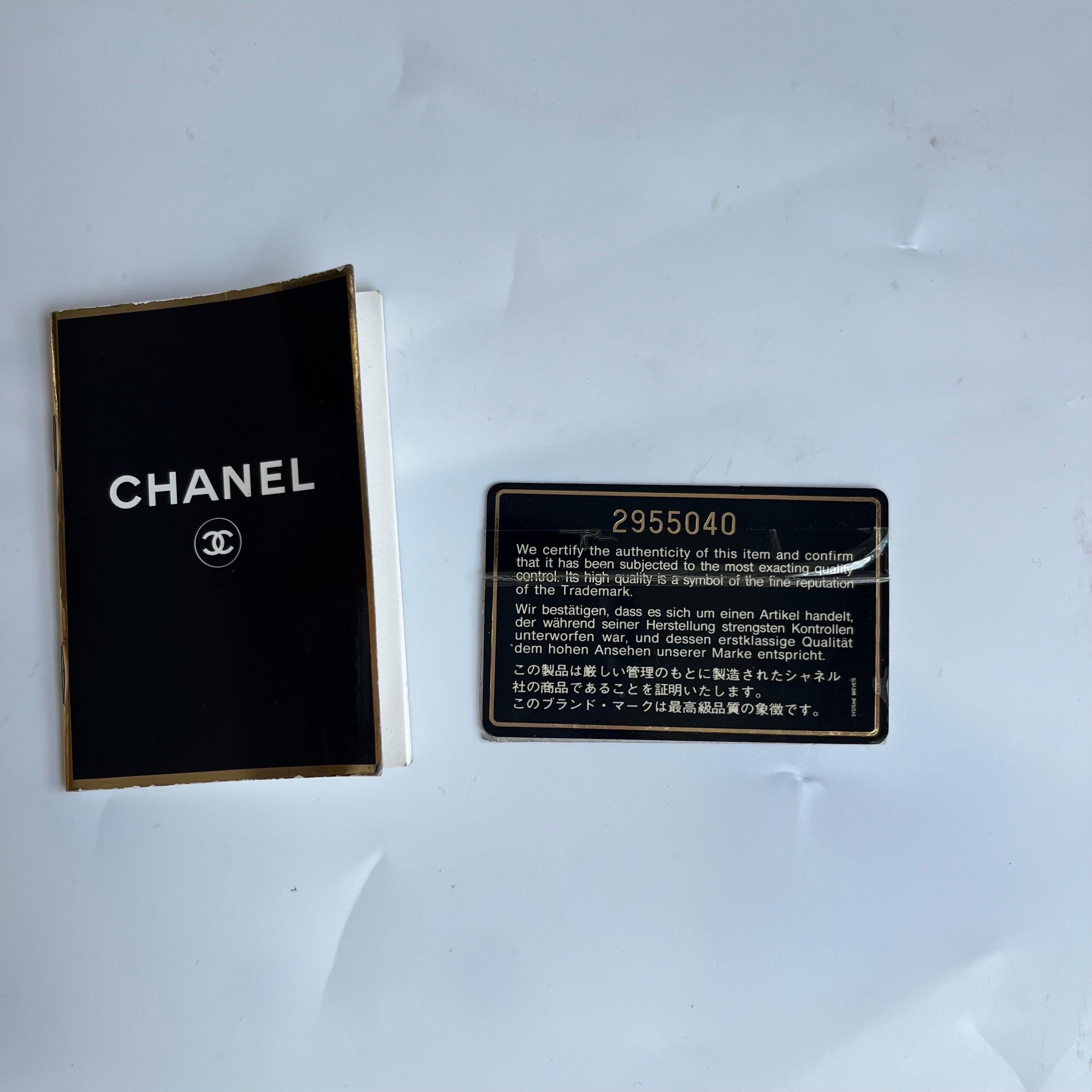Chanel Vintage Front Pocket Tote Chocolate Brown Caviar Leather Double Gold Leat For Sale 5