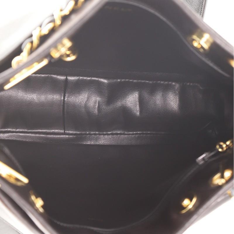 Women's Chanel Vintage Front Pocket Tote Lambskin Small