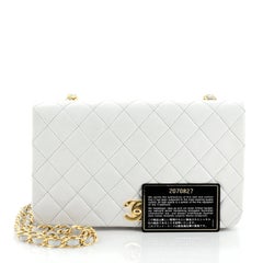 Chanel Vintage Full Flap Bag Quilted Lambskin Medium