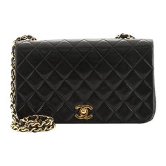 Chanel Vintage Full Flap Bag Quilted Lambskin Medium