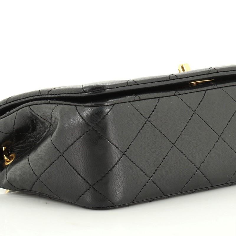 Chanel Vintage Full Flap Bag Quilted Lambskin Mini  1