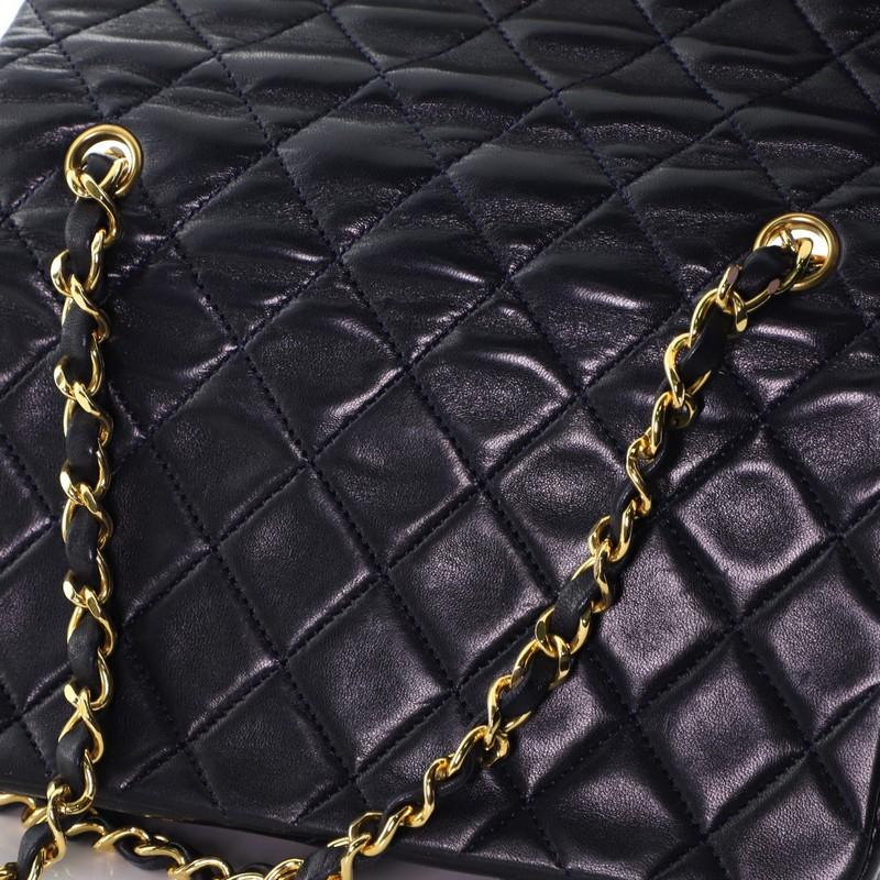 Chanel Vintage Full Flap Bag Quilted Lambskin Mini 2