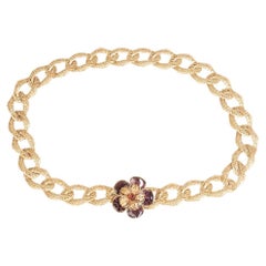 CHANEL Ceinture  chane en mtal dor vintage