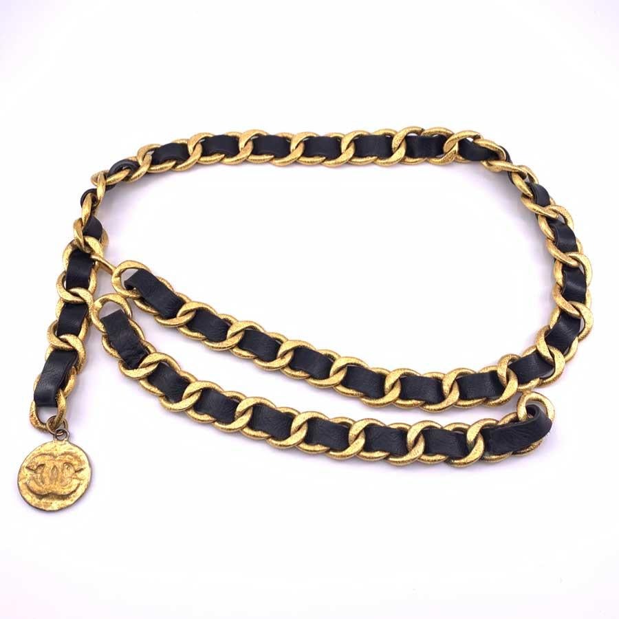 chanel vintage belt