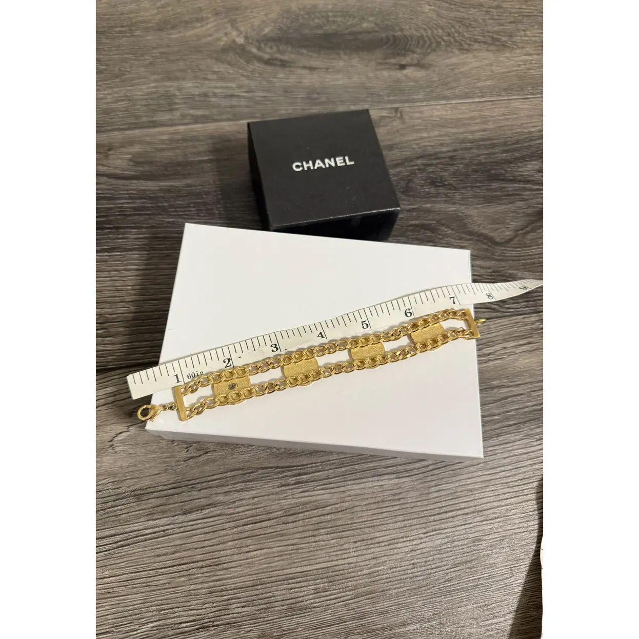 Chanel Vintage Gold CC Heart Star Black Coin Bracelet, circa 2001 For Sale 4