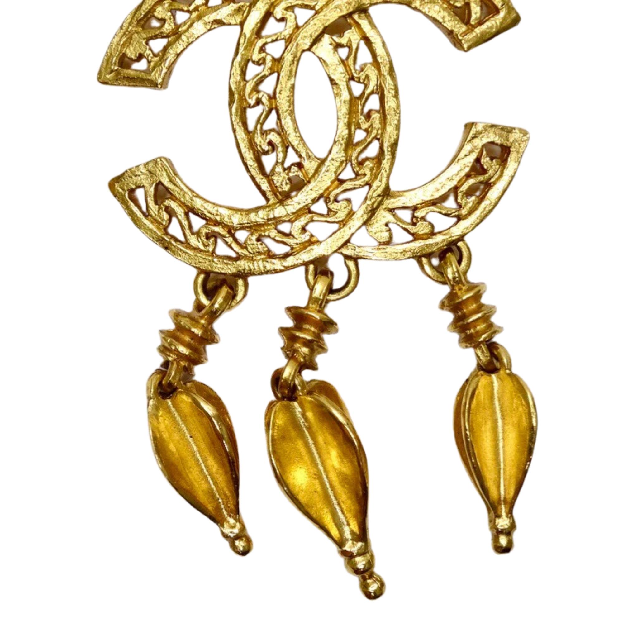 chanel earrings dangle