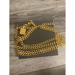 CHANEL Vintage Gold Coco Perfume Chain-Link Multi Strand Belt