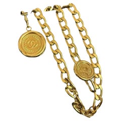 Chanel Vintage Gold Coin CC 31 Rue Cambon Paris Chain Belt