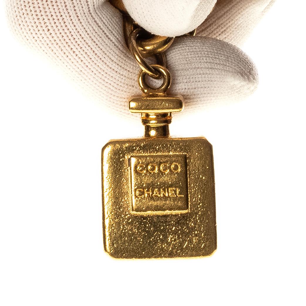 Chanel Vintage Gold Glücksbringer-Armband im Angebot 1