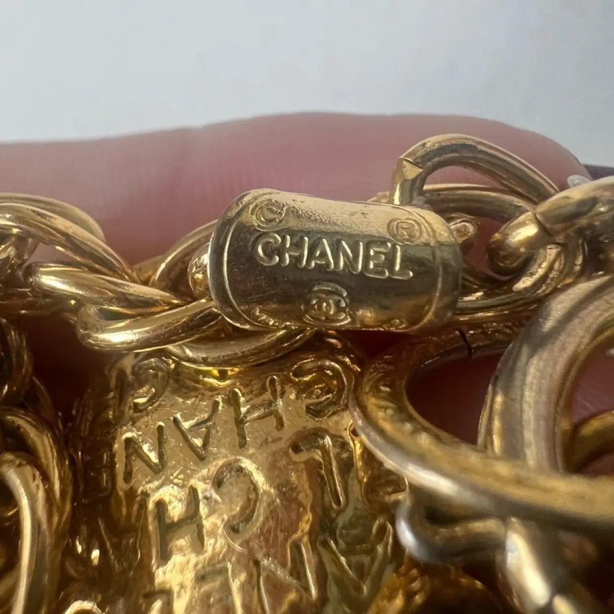 da uomo o donna Chanel Vintage oro Mademoiselle Collana a girocollo con charme in vendita