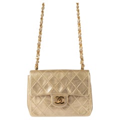 Chanel Vintage Gold Mini CrossBody Flap