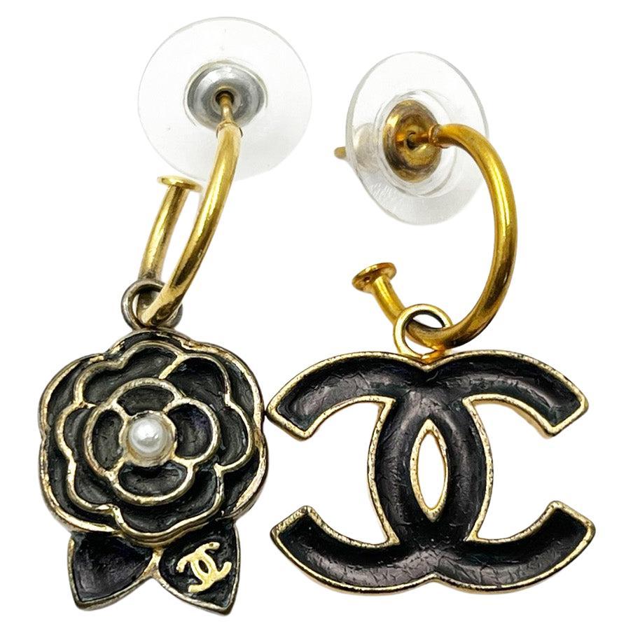 chanel hoop earrings vintage