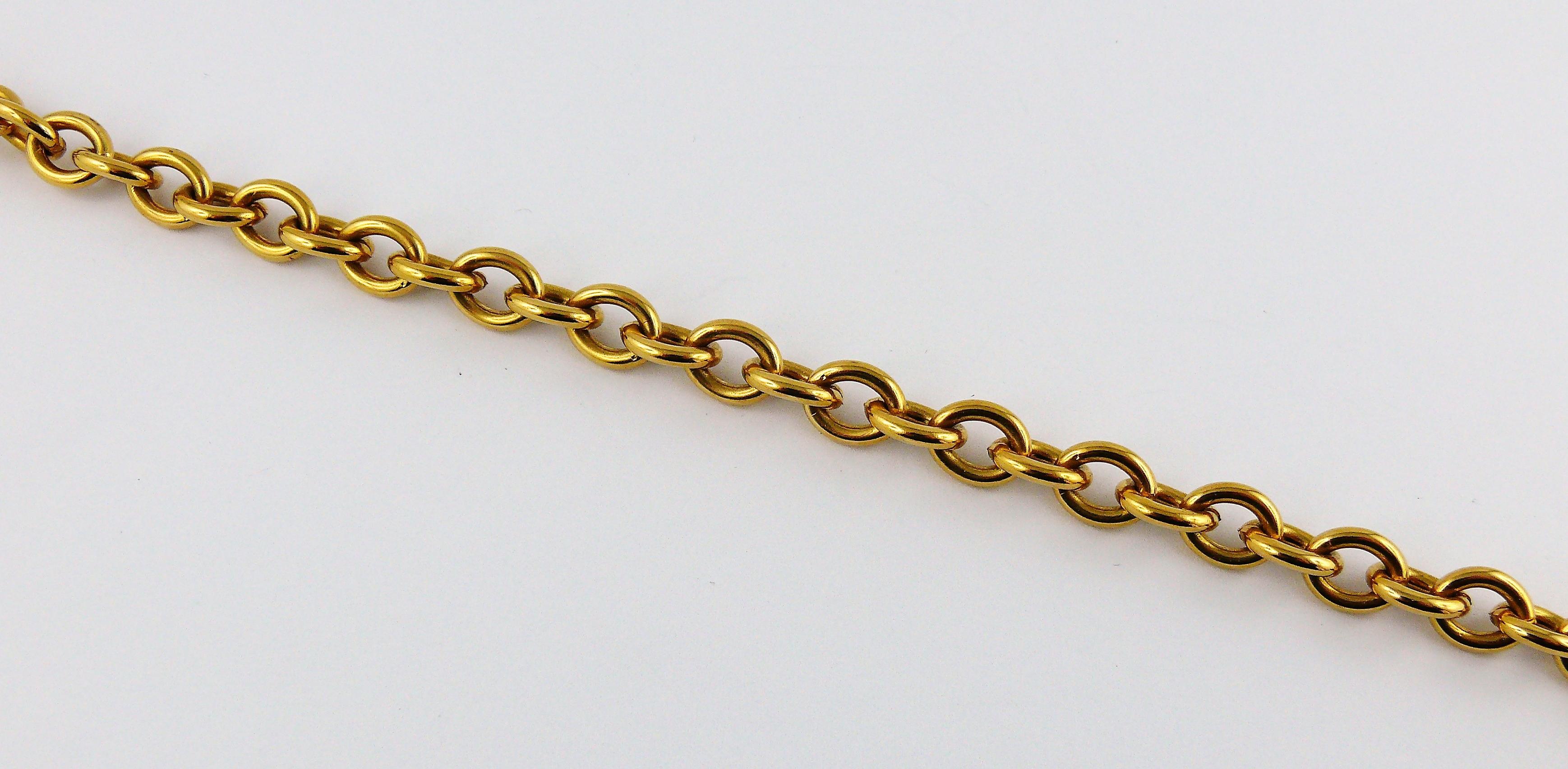 vintage chanel cross necklace