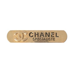 Alfiler de especialista Chanel Vintage en tono dorado