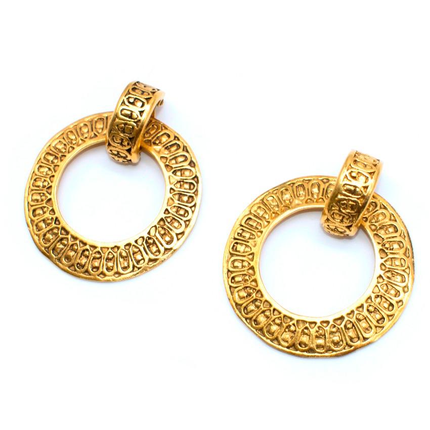Chanel Vintage Gold Vermeil Multi Earring Set In Good Condition In London, GB